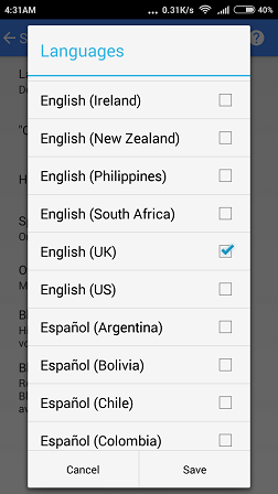 Language selection rajbhasha.net